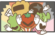 5色の野菜戦隊